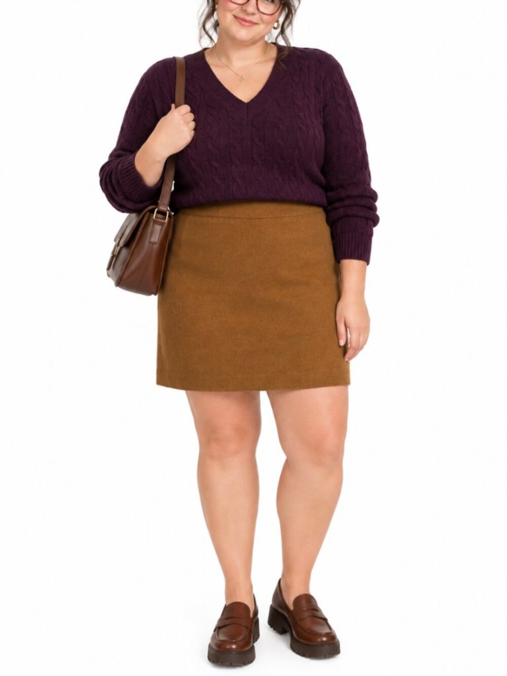 J Crew Wool Skirt 16 Camel Fall Winter Preppy Old Money Twee Academia Minimalist